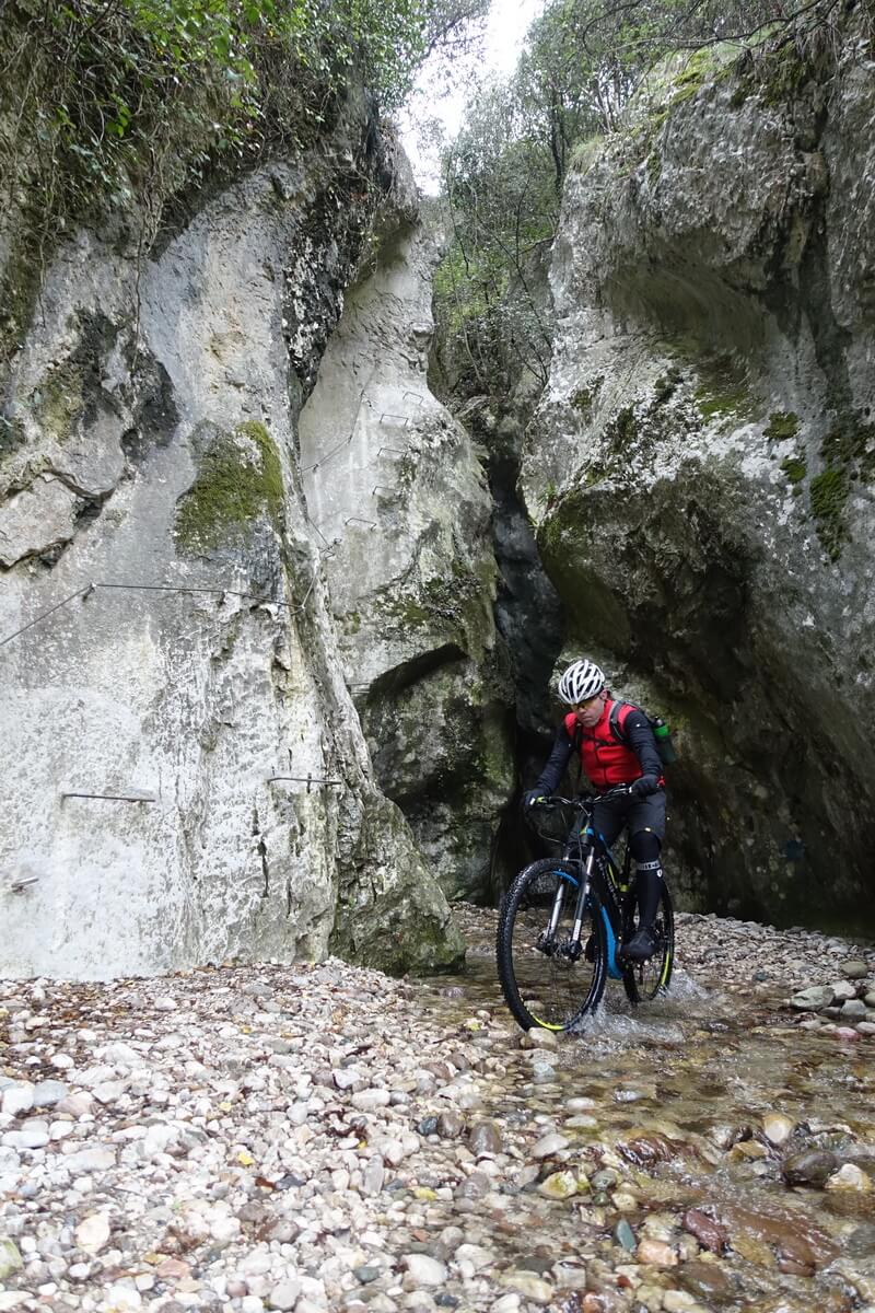 Canyon des Rio Sallagoni bei Drena