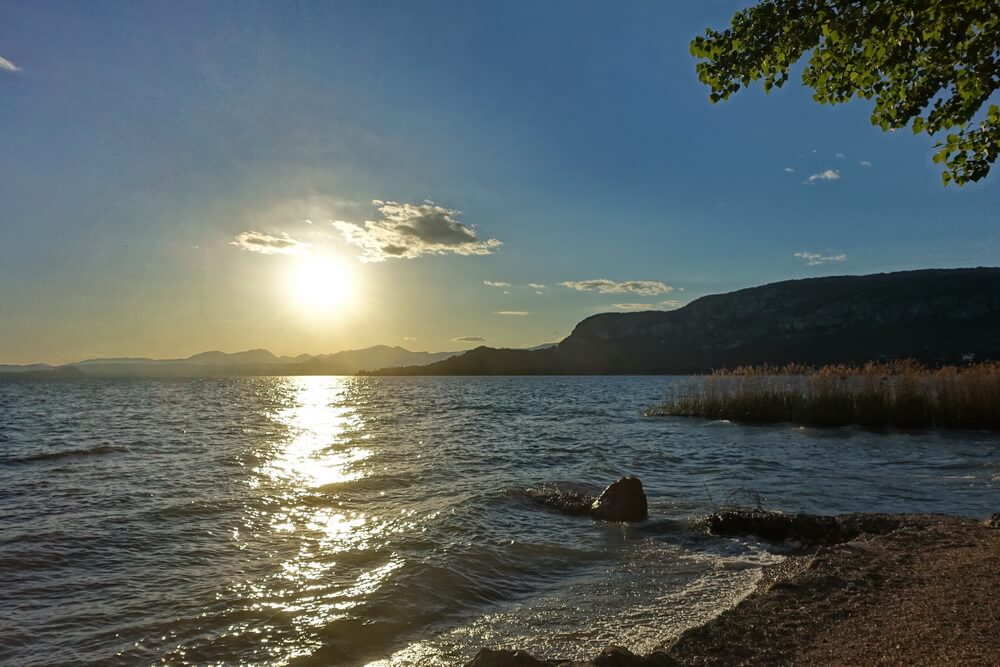 und warten, bis die Sonne untergeht