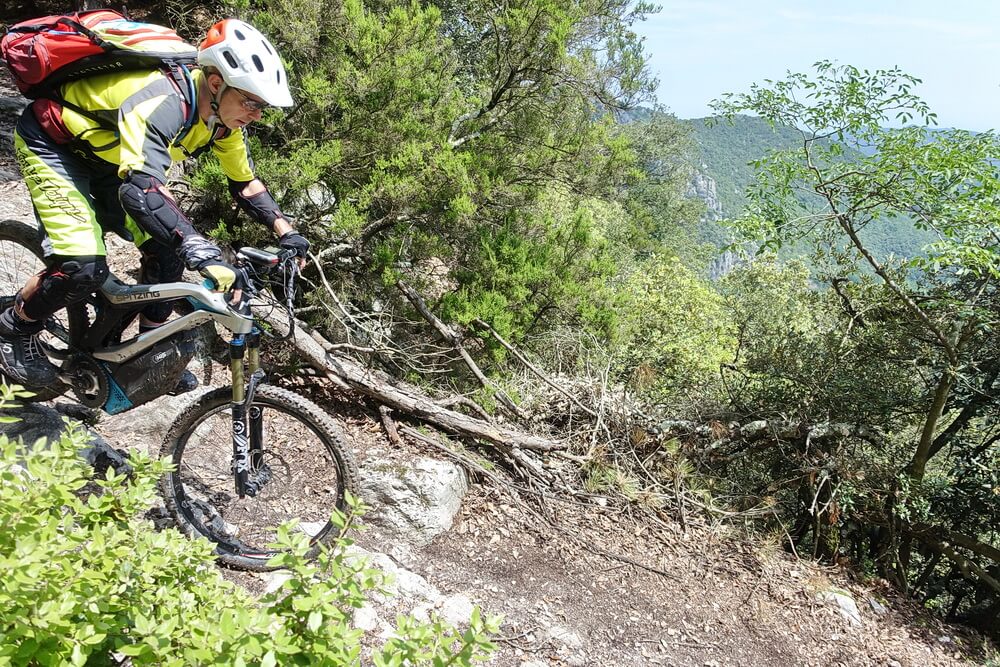 Konzentration im Trail