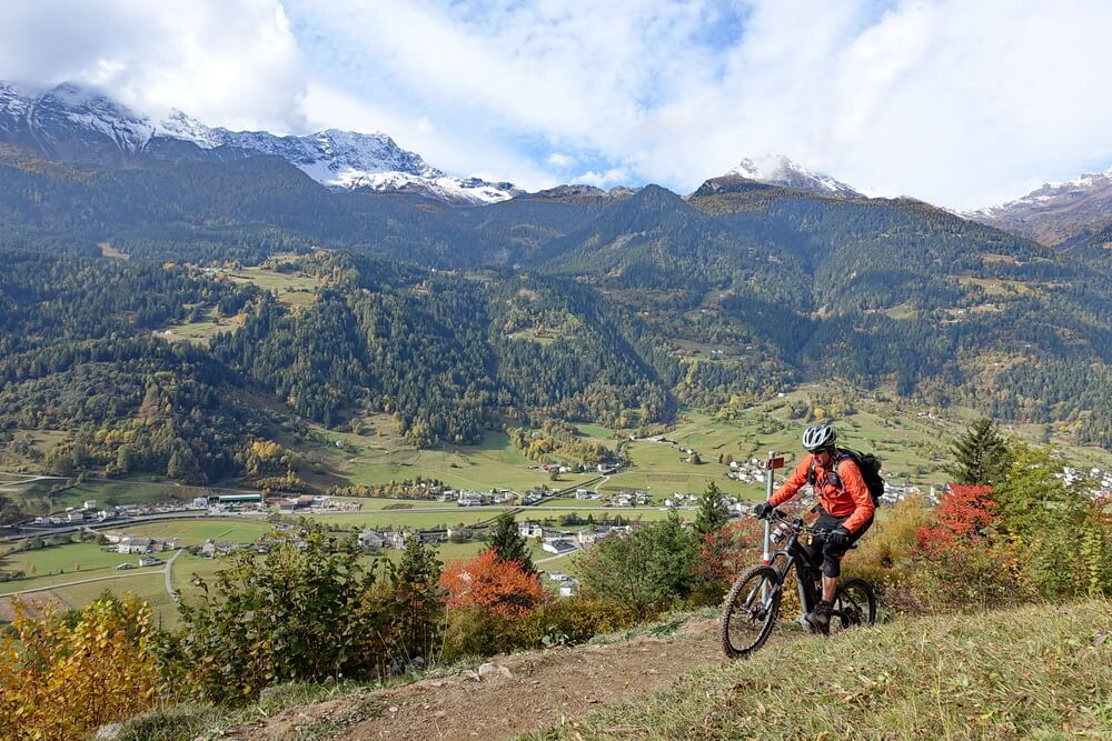 Alta Tensione Trail: gemeinsamer Trail für Wanderer und Radfahrer