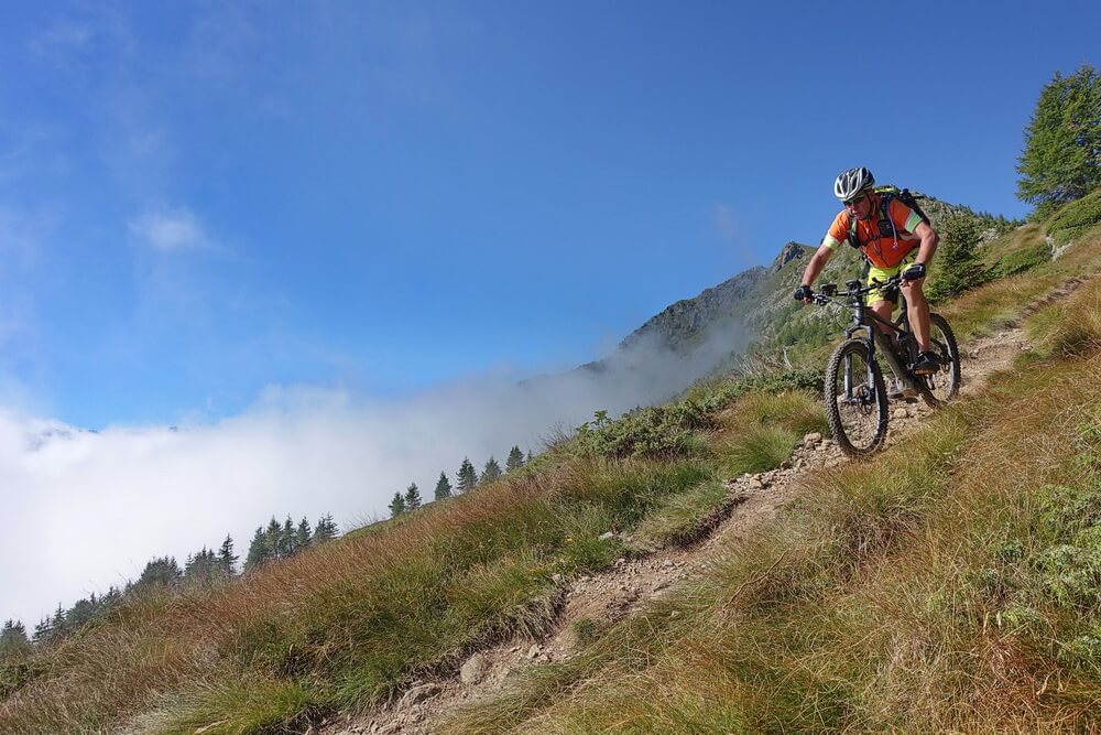 erster Trail am Col d'Anzana