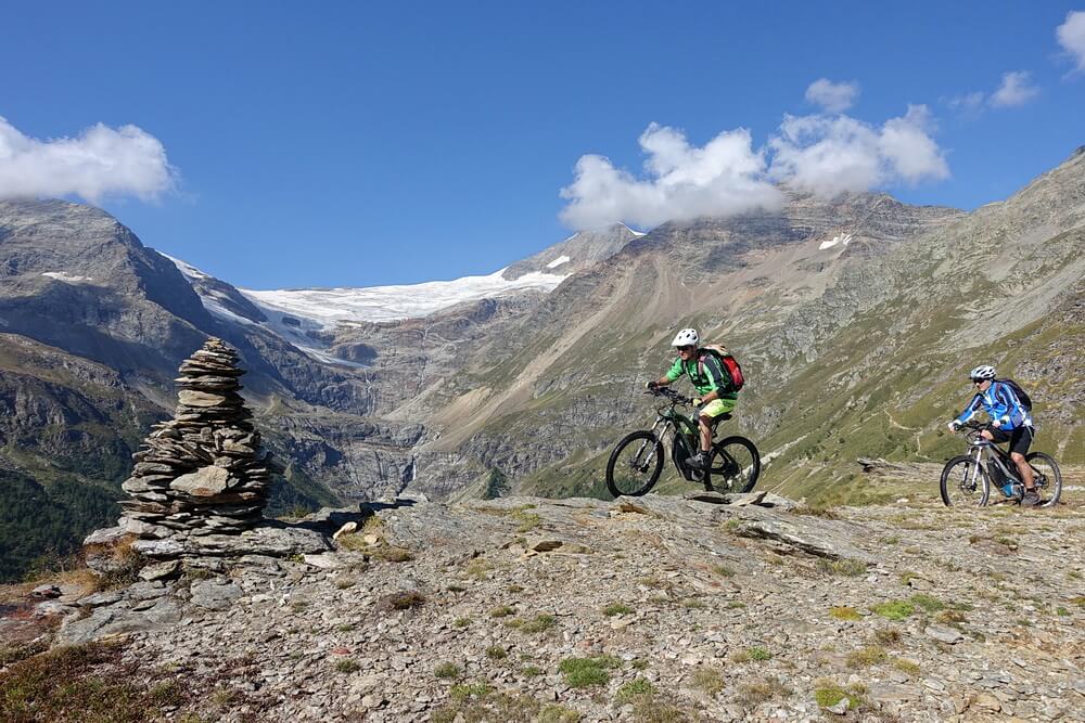 Pru dal Vent: im Hintergrund Piz Palü