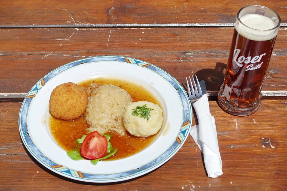 Loser Menü mit Loser Bier