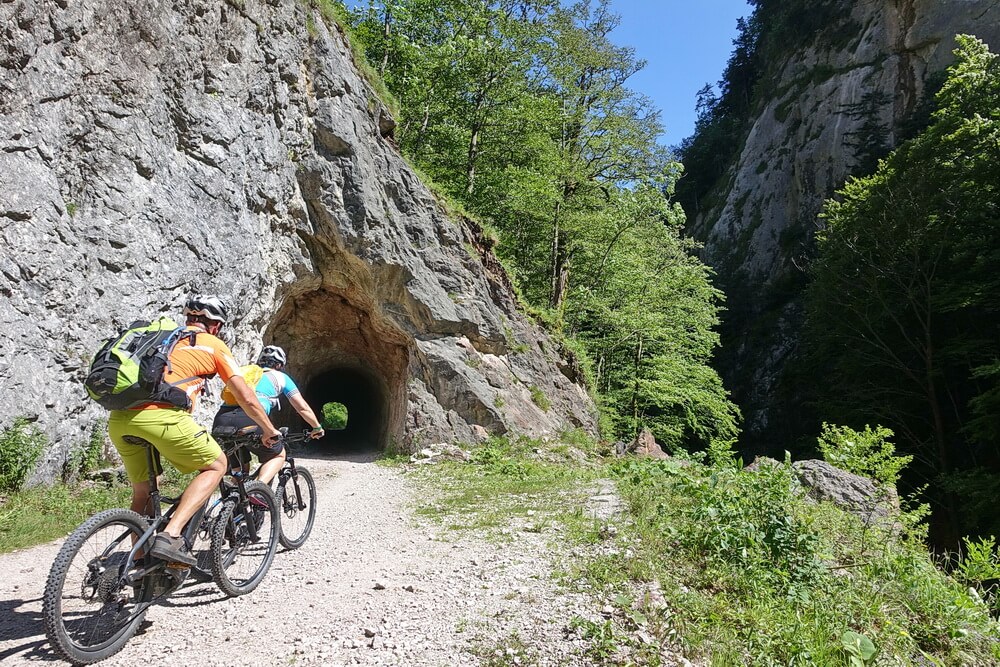 Schluchtstrecke im Rettenbachtal