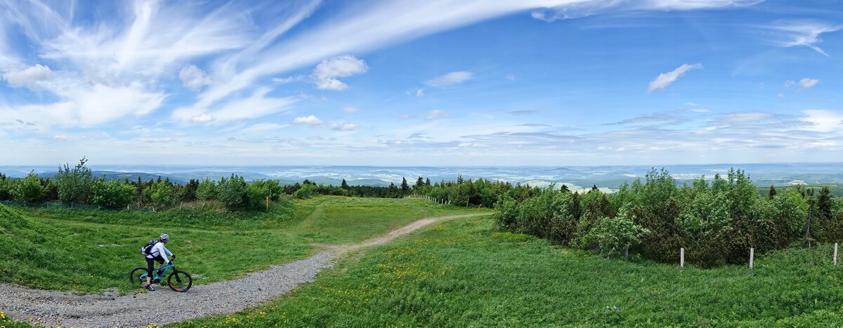 Panorama am Fichtelberg