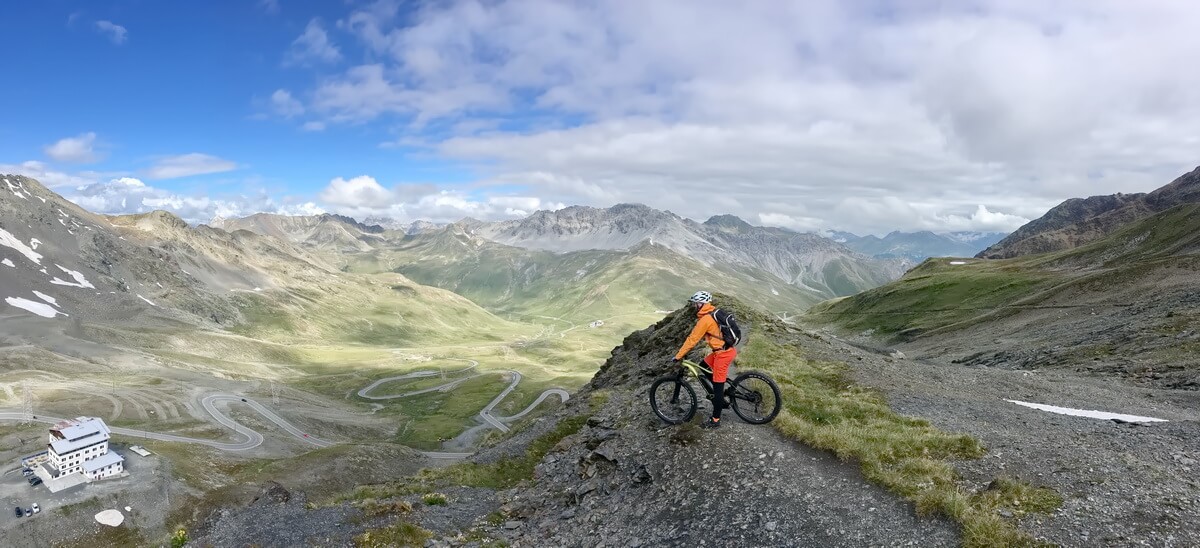 Panorama von der Drei-Sprachen-Spitze in Richtung Süden