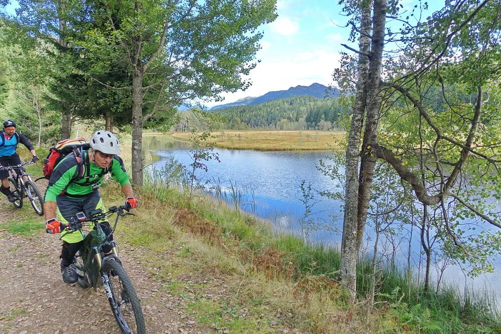 Pian di Gembro: gemeinsame Anfahrt für alle 3 Trails