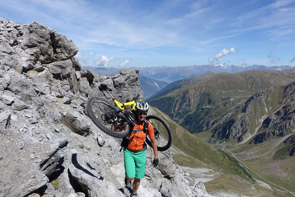 Aufstieg zum Piz Umbrail