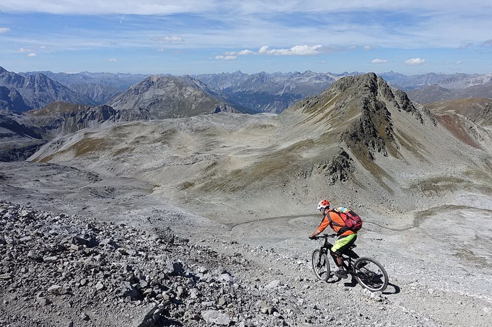 Abfahrt vom Piz Umbrail