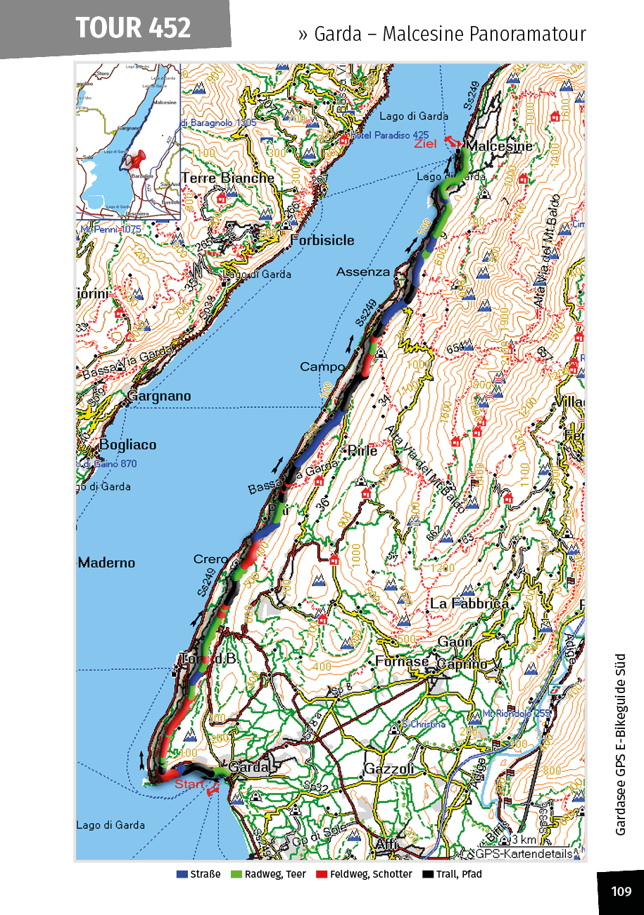 Gardasee GPS E Bikeguide Sud v2 Gardasee GPS E Bikeguide Sud v2