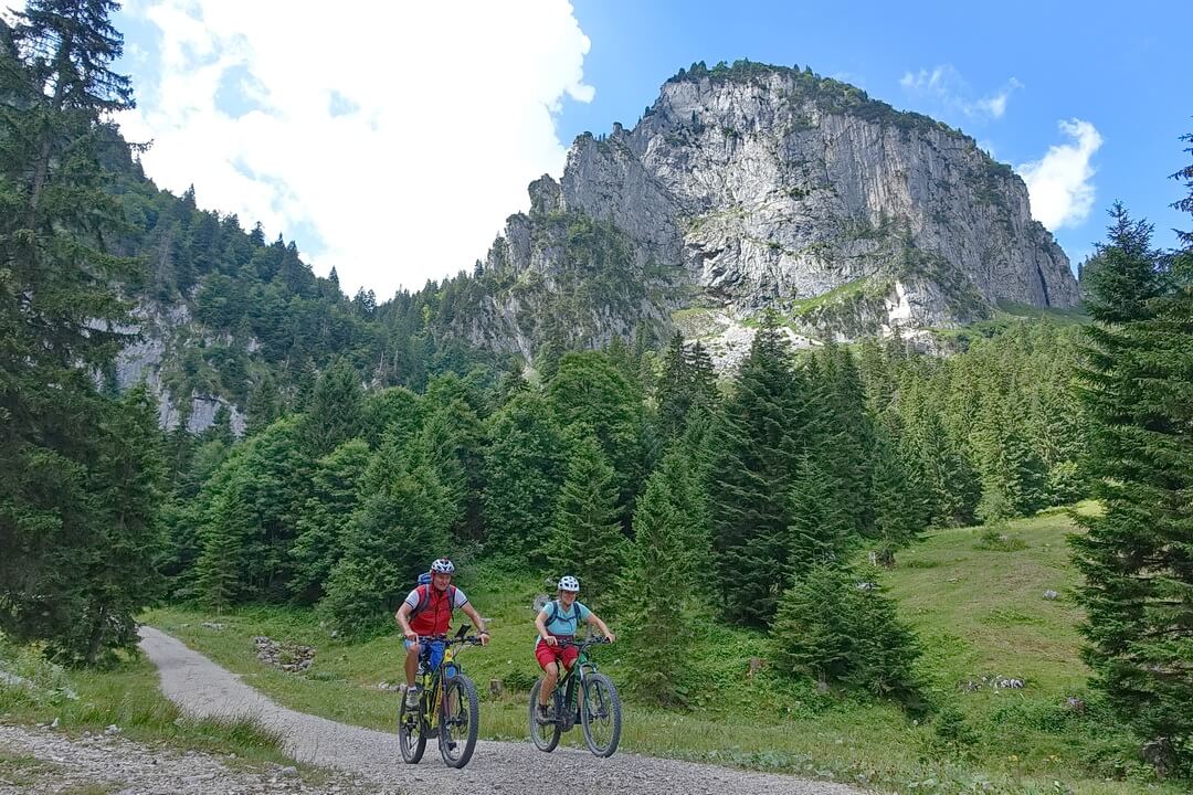 Höchster Punkt in der Nähe der Edelweißhütte.